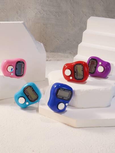 1个便携式电子计数器，多功能手持计数器，一键复位，适用于斋月念珠计数，高精度，一键计数复位，开斋节理想礼物