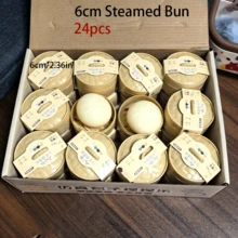 1pc Cute Squeeze Toy (Small Bun/6cm) / (Large Bun/10cm) Stress Relief Squishy Toy, Prank Gag Gift, Decorative Item, Squeeze Toy - Simulation Decompression Toys - View 16