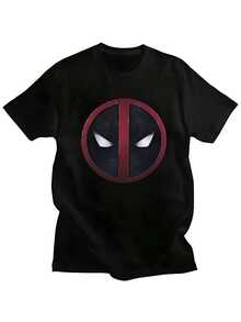 Marvelssssssssss Deadpool Sorry I Offended The Adult Graphic T-Shirt 100 Cottonsss Streetwear Cool Harajuku Stylish Family Matching Outfits1 - 黑色 - 查看 1