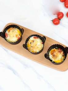 3pcs/1pc New Arrival Silicone Air Fryer Baking Cups, Muffin Pans, Egg Tart Cake Molds, Reusable Silicone Air Fryer Liners - Essential Kitchen Accessories - Multicolor - View 7