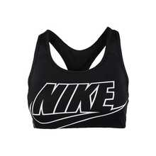 Nike Dri-Fit Swoosh 速乾中度支撐一片式胸墊 運動內衣 女款 黑色 - 黑色 - 查看 13