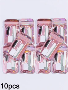 Manicure Tool Kit, Mini Nail File, Acrylic Nail Art Brush, Polishing Pad And Nail Stick - Odorless, Nail Cleaning Tools, Suitable For DIY Jewelry Polishing And Nail Care,Professional Nail Tools Set For Salons And Home Use - Pink Bag - View 6