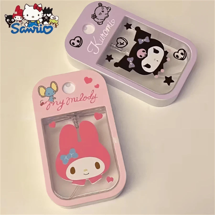 SANRIO 三丽鸥单支装香水喷雾瓶，高颜值库洛米梅洛猫咪迷你喷雾瓶，乳液分装瓶，保湿喷雾瓶，适合家庭、宿舍、旅行和工作使用，精致实用，是送给女性的理想礼物，小巧便携卡片式消毒喷雾瓶