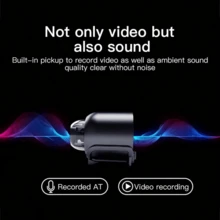 2pcs/1pc Mini Compact Wireless Hidden Spy Camera With WiFi Security Monitoring Function. It Has Motion Detection And App Control Features, Powered By USB Without Battery. Suitable For Indoor/Outdoor Pet Monitoring, Home Security, Recording, Law Enforcement And Forensic Purposes. - Black - View 9