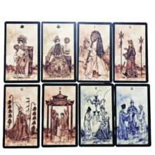 Exquisite Chinese Peking Opera Tarot Cards: Mysterious Divination Cards, Classic Style Cards, Card Game, 78 Cards, Suitable For Ages 14 And Above - Multicolor - View 4
