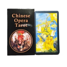 Exquisite Chinese Peking Opera Tarot Cards: Mysterious Divination Cards, Classic Style Cards, Card Game, 78 Cards, Suitable For Ages 14 And Above - Multicolor - View 2
