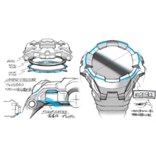 Casio 卡西欧 G-Shock Gravitymaster 手表，太阳能动力，200米防水防震航空运动手表 - 均碼 - 查看 10