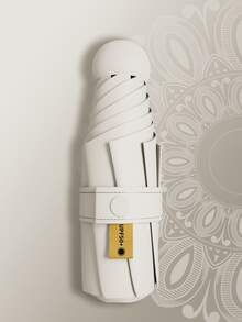 女士胶囊伞，防紫外线遮阳伞，两用，迷你五折，超轻便携，适合学校、办公室、居家、旅行，可爱小物，母亲节礼物，卧室装饰，花园，厨房装饰，夏季，海滩，旅行必备，房间装饰，软萌可爱，毕业季礼物 - 多色 - 查看 7