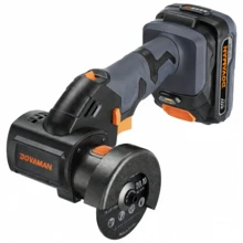 DOVAMAN  Brushless Cut-Off Tool, 20000 RPM, 7/8" Max Depth, 3" Cutting Wheel (3ps), Reversible Rotation, Quick Stop, LED Light & Dust Shroud For Wood/Metal/Plastic Cutting - Black - View 7