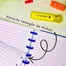 Caderno Inteligente De 10 Discos B5 Floral 80 folhas - Floral - Visão 6