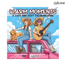 GDTME Girl's Moments: A Coloring Book Capturing The Essence Of A Girl's Life, Presenting Authentic And Beautiful Scenes. Suitable For Teens And Adults, Size 7.9x7.9 Inches, Perfect Gift For Holidays, Birthdays, Mother's Day And Father's Day - Girl's Diary 2 - View 14