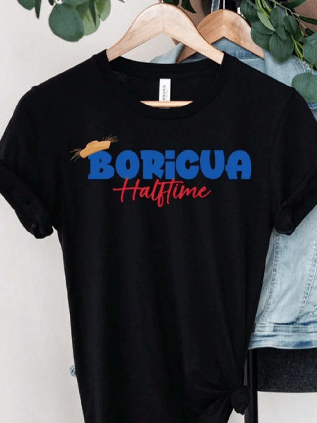 Boricua Halftime Shirt Puerto Rican Football Show Gameday Halftime Show Benito Bowl Shirt - màu đen - Xem 1