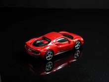 Bburago 1/43 Ferrari 296GTB Die-Cast Model Car, A Collectible And Toy, Suitable As A Holiday Gift. - Red - View 2