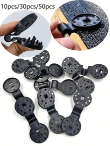 Greenhouse Shade Net Clips, Anti-Aging Net Fixation Clips, Bird Net Hooks - A - View 2