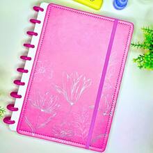 Caderno Inteligente De 10 Discos B5 Floral 80 folhas - Floral - Visão 8