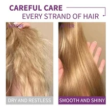 100g,Keratin Hair Mask, Deeply Moisturizes And Nourishes Hair, Repairs Dry And Frizzy Hair, Makes Hair Smooth And Shiny, And Provides Volumizing Care. It Is A Daily Hair Care Mask For Easy Styling - 角蛋白 - 查看 2