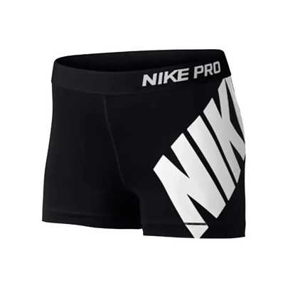  Nike 女子運動系列 綜訓服飾系列 時尚透氣休閒跑步訓練速乾修身三分運動短褲 女款 黑色