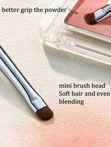 4支/2支眼影刷,眼部细节刷,眼睑化妆刷,眼部化妆刷,尼龙毛耐磨塑料手柄,精准描绘眼部细节,迷你刷头眼影刷,适合专业化妆师、初学者,圣诞礼物 - 黑色 - 查看 7