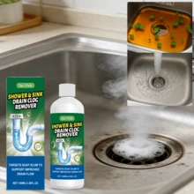 Jue Fish Drain Clog Remover, Kitchen Sink Pipe Hair And Grease Clog Cleaner, Suitable For Kitchen, Bathroom, Toilet And Other Pipes - Liquid - View 10