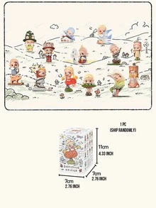 POP MART Zsiga Along The Way Series Blind Box Collectibles, Includes 12 Regular Versions + 1 Secret Version, Inspired By Poetic Life Designs Such As "The Pocket Of The World", "Quiet Park" And "Birds On The Roof", Also Has Secret "Diary" Version, Presenting Artistic Storyline Figurines For Zsiga Fans And Blind Box Collectors, Ideal Gifts For Art Lovers, Collectors And Special Occasions - Multicolor - View 14