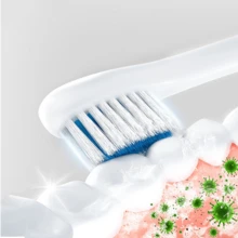 Cepillo de dientes eléctrico, limpieza profunda + vibración suave, disponible en tres colores, resistente al agua + lavable a máquina + fácil de limpiar. Resuelve los problemas de limpieza inadecuada e higiene bucal. Una herramienta práctica para el cuidado personal, adecuada para el uso diario y los viajes. - Blanco - Ver 5