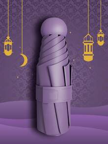 女士胶囊伞，防紫外线遮阳伞，两用，迷你五折，超轻便携，适合学校、办公室、居家、旅行，可爱小物，母亲节礼物，卧室装饰，花园，厨房装饰，夏季，海滩，旅行必备，房间装饰，软萌可爱，毕业季礼物 - 多色 - 查看 17