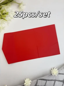 Bộ 20/25 phong bì thiệp mời cưới kiểu gấp ba, thiết kế tối giản, phù hợp cho lễ đính hôn, đám cưới, kỷ niệm 15 năm, lễ rửa tội, v.v., có thể tự làm thiệp mời, kích thước 5*7 inch, nhiều màu sắc để lựa chọn, chỉ bao bì, không kèm thiệp hoặc tem. - Xanh ngọc trai - Xem 18