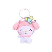 Sanrio Character Special Edition Plush Hanging Ornament Keychain - Kitty Friends Melody, Milk Rabbit, HANGYON, BADBADATZ-MARU Cute Anime Plush Pendant, Suitable For Easter, Mother's Day, Christmas Gifts, Birthday Party Gifts, Women Bag/Backpack/Car Key Chain Decor - 彩色 - 查看 13