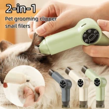 1pc 2-In-1 Pet Grooming Kit - Nail Trimmer & Fur Clipper, Cat/Dog Electric Shaver, Type-C Rechargeable, Suitable For Small, Medium & Large Pets, Easily Handles Pet Nail Care