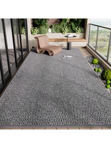 1件装仿剑纹图案地毯，加厚可水洗高品质地毯，时尚地毯，走廊地毯，装饰地毯，淋浴地毯，沙发座垫地毯，加厚地毯，家居装饰用品，客厅地毯，卧室地毯，玄关地毯，厨房地毯，浴室地毯，书房地毯 - 灰色 - 查看 7