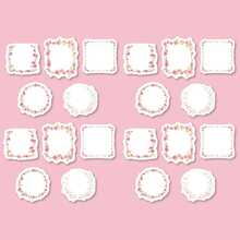 20pcs/Pack Embossed Floral Border Decorative Paper, Suitable For Scrapbooking, DIY Card Making, Paper Crafts, Journals, Notebooks, Back To School Essentials - 1 Package - View 12