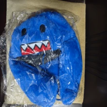 1pc Blue Winter Fashion Plush Warm Cartoon Lei Feng Hat, Unisex Elastic Knit Hat, Warm And Adjustable Cold-Proof Hat, Cute Birthday Gift, Novel Accessory, Winter Windproof Casual Hat, Warm Gear, Soft And Comfortable - 藍色 - 查看 2