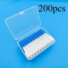 Soft Interdental Brushes, Blue Bristles, Dental Floss Cleaner, Suitable For Braces And Orthodontic Appliances, Formaldehyde-Free, Original Flavor - Includes Storage Case - Premium Toothpicks for Teeth Cleaning - View 13