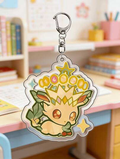 Acrylic Keychain Anime Peripheral Personalized Backpack Pendant (Random 2 Styles) - Perfect For Anime Fans & Collectors, Ideal For Backpack & Purse Decor------(Contains Duplicate Items)