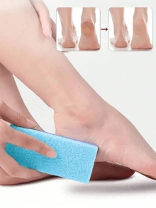 1/3/5件装蓝色专业足部磨砂石去角质锉，用于去除足部老茧和死皮，足部护理修脚工具，沙龙足部磨砂垫，摩擦板，男女通用修脚去角质工具，双面磨脚锉，磨砂石，足部磨砂器，用于家庭个人清洁和手足护理工具 - 藍色 - 查看 5