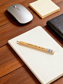 1/5/10/20pcs Custom-Engraved Pencils, Personalized Letter Pencils, Personalized Fountain Pens, Customized Wedding Gifts, Custom Pencils, Bulk Wedding Guest Gifts, Custom Erasable Pencils, Sketching Pencils With Erasers, Suitable For Drawing And Studying, Stationery - Rectangle - View 7