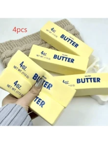 1pc/4pcs Butter Stick Toy, Mochi Gummy Stick Toy: Soft And Slow-Rebounding, Fun For Fingers, Suitable For Teenagers And Adults, Great As A Christmas Gift Filler, Top Choice, Sensory Play, Cute Design, Durable Material, Smooth Surface, Stress-Relief Squishy Toy, Gift For Teens, Perfect For Holiday Giving - One Size Fits All - View 5