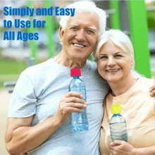 2个装硅胶开瓶器，罐盖移除器，通用瓶盖开启器，防滑 - 顏色隨機 - 查看 4