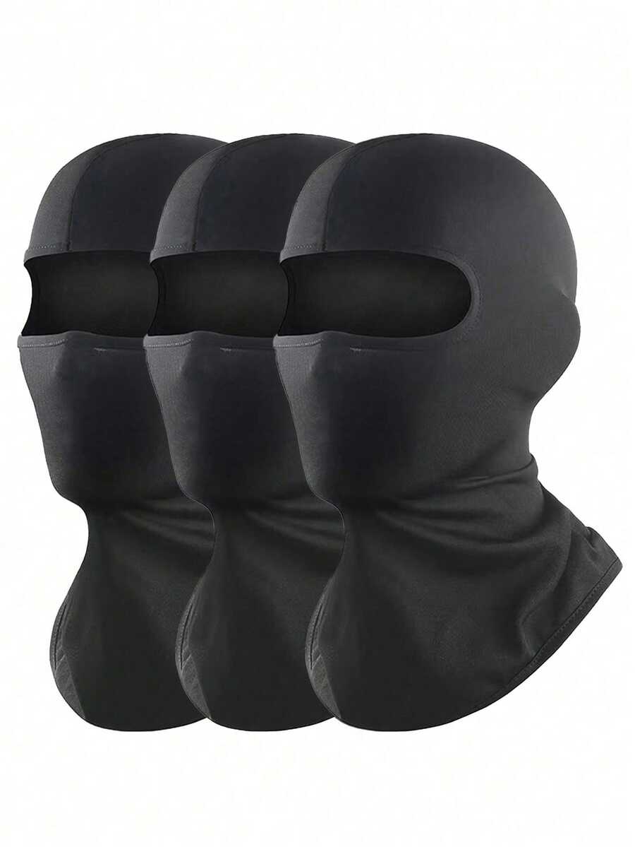 1/Multi-Pack Unisex Balaclava Hat, Neck Gaiter Face Mask, Sun Protection Headwear, Suitable For Cycling, Hiking, Party, Skiing, Etc. - Multicolor - View 1