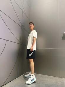 Nike Form Dri-FIT logo標誌繫帶快乾運動休閒短褲 男款 黑色 - 黑色 - 查看 8