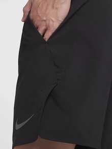 Nike Flex8 梭織純色休閒運動休閒短褲 男款 黑色 - 黑色 - 查看 8