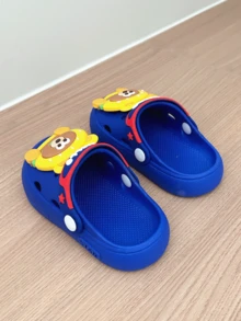 2026 New Cute Rabbit Cartoon Garden Shoes, Soft Bottom Non-Slip Toddler Baby Closed Toe Sandals - Blue - View 3