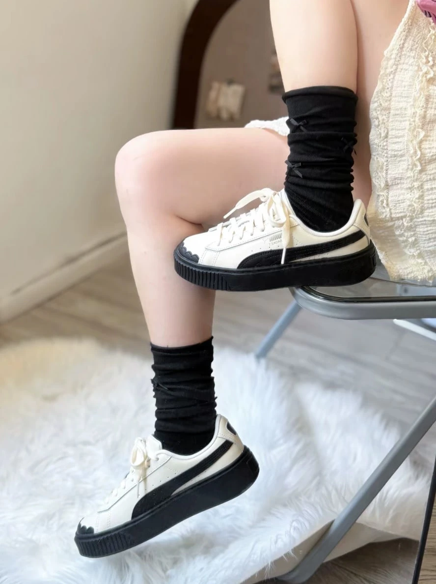 PUMA Caven 2.0 Buck Comfortable, Versatile, Thin-Soled, Durable Low-Top Sneakers, Unisex, Brown - White Black - View 1