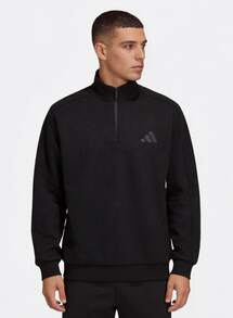 adidas BASKETBALL BB ACT GFX SS M 柔軟舒適籃球運動連帽衛衣 男款 - 黑色 - 查看 1