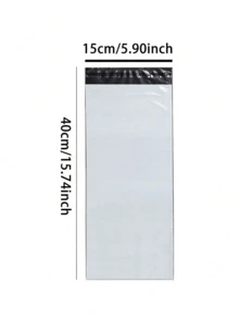 10/20/30/40/50pcs Durable White Courier Bags - Thick, Waterproof, Tear-Resistant Plastic Mailing Bags, Firmly Sealed, Suitable For Clothing Packaging And Small Business Shipping - White - View 37