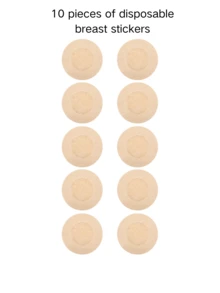 1 par de sujetador adhesivo invisible con alas - Copas push-up de silicona sin tirantes, almohadillas de elevación transpirables, sujetador para vestido sin espalda, reutilizable y amigable con la piel - Multicolor - Ver 13