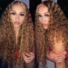 38 Inch 5x5 HD Lace Closure Wigs Human Hair 5x5 Water Wave Closure Wigs 250% Density Deep Curly Closure Wig Wet And Wavy Water Wave Lace Front Wigs Human Hair Pre Plucked Glueless Deep Curly Wig Parties Travel Birthday Celebrations Cosplay Graduations Weddings Back To School Daily Life - S4/27 - 查看 4