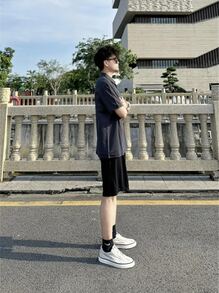 Nike Dri-Fit PARK III 速乾舒適百搭繫帶五分褲運動短褲 男款 黑 - 黑色 - 查看 10