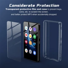 32GB MP3 Player With Bluetooth And WiFi, Diofox MP3 And MP4 Player With Spotify, Music, 4-Inch Touchscreen Android MP3 Player With Bluetooth Support 1TB - Black - View 7