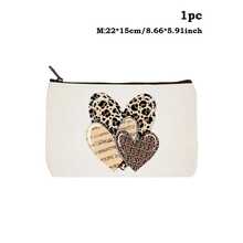 时尚西部风化妆包 - 几何牛仔布设计，送给女性、教师、朋友、家人的完美礼物 - 多色 - 查看 9